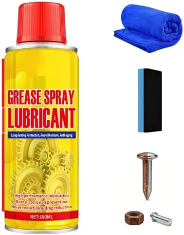 Anti Rust Remover Lubricant Spray,Rust Remover for Metal,Multi-Purpose Penetrating Oil for Protect &amp; Restore,Fast-Acting Lubricant Rust Dissolver for Vehicles, Tools, Chains, Bolts and
