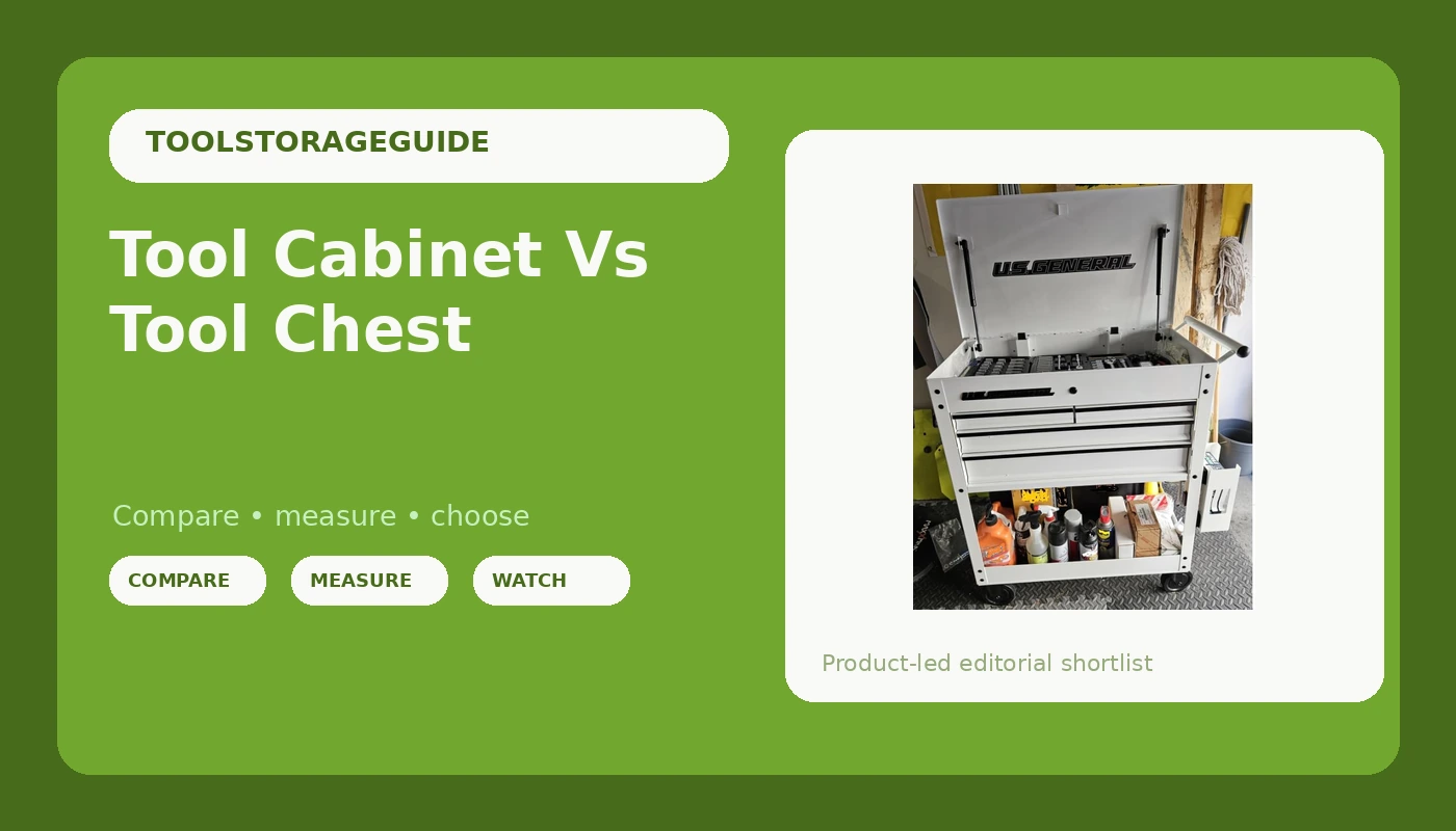 Tool Cabinet Vs Tool Chest - ToolStorageGuide review with measurements and honest opinion